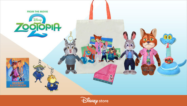 ぬいぐるみ、日用雑貨など『ズートピア２』新コレクション、ディズニーストアで11月28日より順次発売