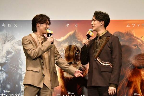 尾上右近＆松田元太＆MARIA-E、生歌唱で会場を魅了『ライオン・キング：ムファサ』応援上映会実施