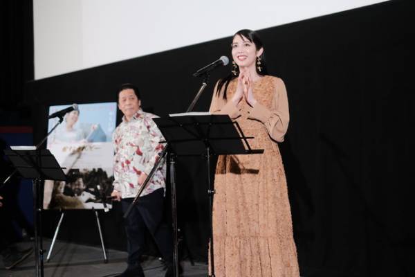松田るか、生歌も披露『かなさんどー』沖縄で先行公開記念舞台挨拶