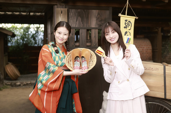 橋本環奈から今田美桜へ　連続テレビ小説バトンタッチセレモニー実施