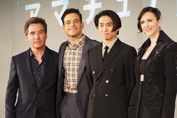 来日のラミ・マレック、三宅健とともにキャノン砲をぶっぱなす！『アマチュア』ジャパンプレミア