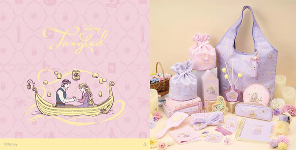 『塔の上のラプンツェル』新商品がTHREEPPYから発売　アロマやエコバッグなど
