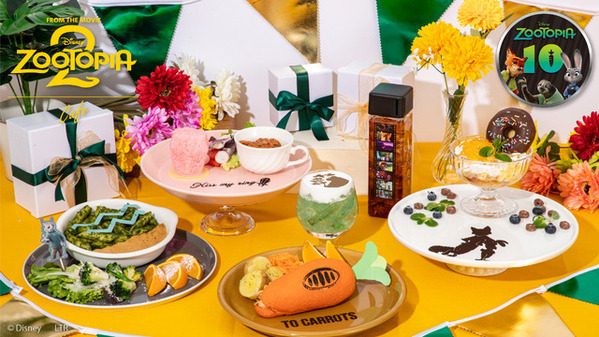 『ズートピア』公開10周年！ 新メニュー＆グッズが登場「OH MY CAFE」3月6日から