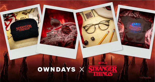 Netflix「ストレンジャー・シングス 未知の世界」×OWNDAYSのコラボコレクション登場　