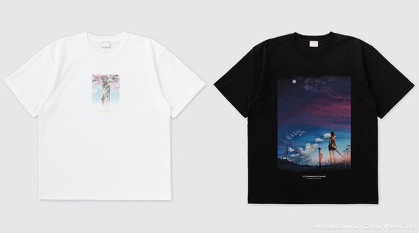 『秒速5センチメートル』リバイバル上映記念Tシャツ　Filmarks Store限定の受注販売開始