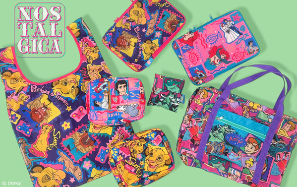 ディズニーキャラクターのカラフルな総柄！ 春のレジャーにぴったりなバッグ＆ポーチ登場