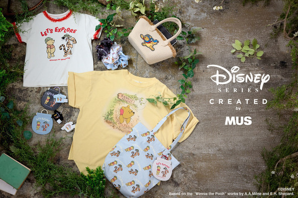 プーさんの“失敗”、探検隊姿など「Disney SERIES CREATED by MUS」新コレクション発売