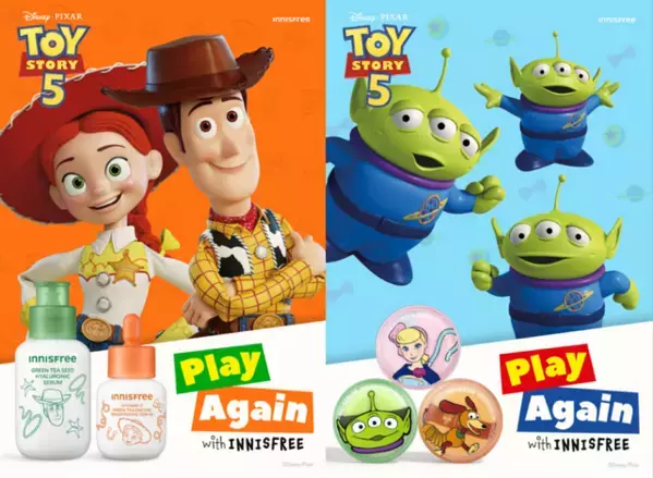 『トイ・ストーリー』× INNISFREE、限定エディションが5月1日より数量限定発売