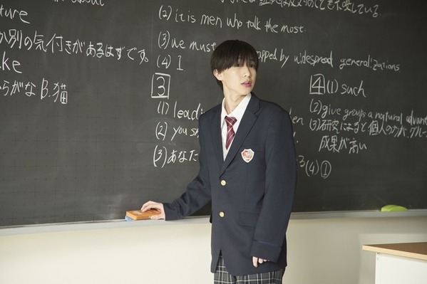 永岡蓮王、“先輩”高橋恭平と共演『山口くんはワルくない』クラスメイト野中秋の場面写真