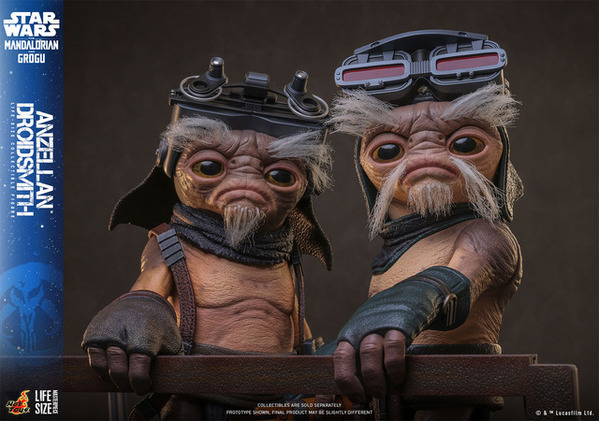 8か所が可動！『スター・ウォーズ／マンダロリアン・アンド・グローグー』アンゼラ人が1/1スケールのフィギュアとして立体化