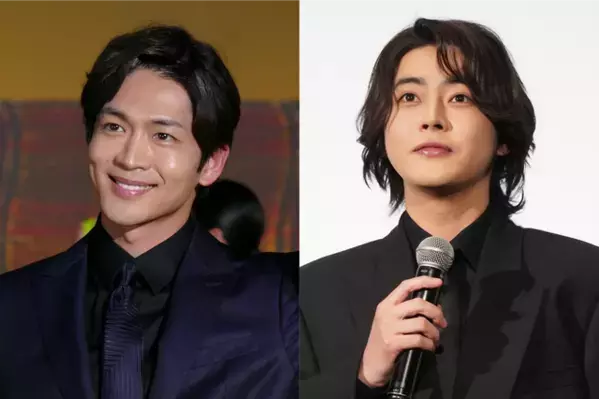 「クセ強コンビ」「時代を遡れば官兵衛と家康」松下洸平、“秘書役”倉悠貴との2ショット公開