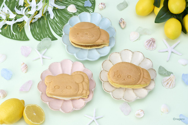 ふわふわ生地の「ちいかわ焼き」夏季限定フレーバーはバニラ＆カレー＆レモン！