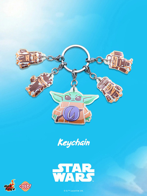 グローグー＆アンゼラ人のアクリルキーチェーン発売『スター・ウォーズ／マンダロリアン・アンド・グローグー』