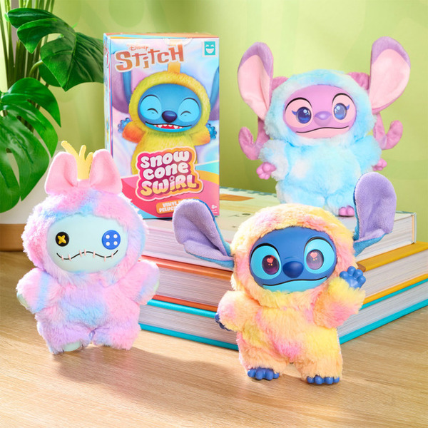 スティッチ＆エンジェル＆スクランプがかき氷に？ ぬいぐるみキーチェーン発売「ハッピー・ホール」