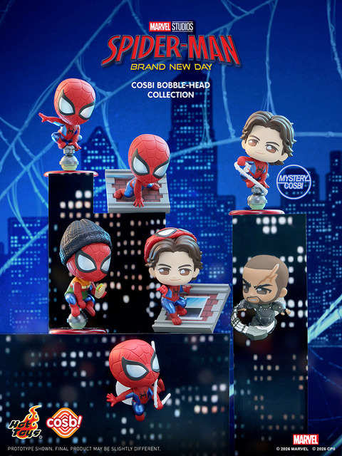 ピタッとくっつくスタンドも！『スパイダーマン：ブランド・ニュー・デイ』コスビ発売へ