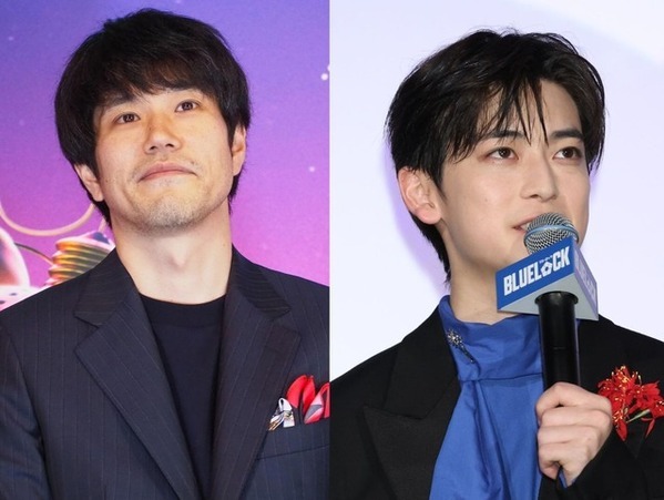「サッカー見てる場合じゃない」!? 松山ケンイチ、「Tシャツ」共演・高橋文哉の『ブルーロック』鑑賞報告に反響続々