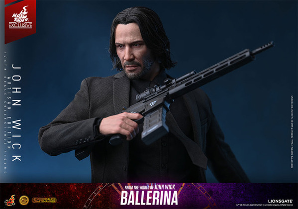 キアヌ・リーブス演じるジョン・ウィックをリアルに再現！『バレリーナ』1/6フィギュア登場
