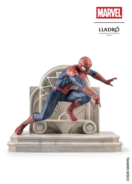 「スパイダーマン」がリヤドロから登場　世界500体限定のポーセリン作品が予約受付中