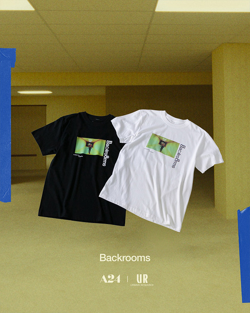 A24映画『バックルームズ』×URBAN RESEARCH、コラボアイテム発売　Tシャツやキャップ、トートバッグなど