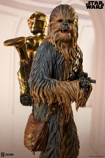 『スター・ウォーズ』チューバッカがC-3POを背負う！名場面が高さ約63cmの究極造形に