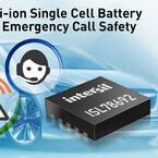 Intersil、eCallのバックアップ・バッテリ向けバッテリチャージャを発表