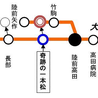 JR東日本、大船渡線BRT臨時駅「奇跡の一本松駅」常設化 - 運賃が一部改定に