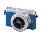 パナソニック、ブルーとブラウンの小型ミラーレスカメラ「LUMIX GM1S」