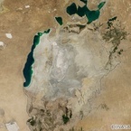 かつて世界4位の湖・アラル海が消滅寸前 - NASAが衛星画像を公開