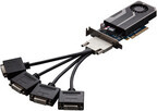 玄人志向、専用ケーブルで最大4画面出力が可能なGeForce GT 730搭載カード