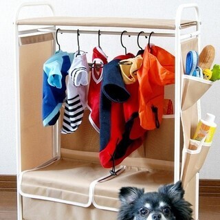 愛猫・愛犬のために!! ペット服用のハンガーラックが登場!