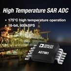 ADI、従来より2倍高速かつ高温環境でも正確動作の16ビットADCを発表