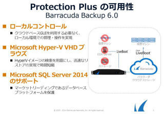 バラクーダネットワークス、「Data Protection Plus」戦略に基づく新製品