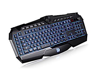 Thermaltake、3色に発光するPCゲーム入門者向け低価格キーボード