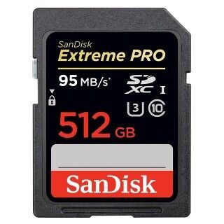 サンディスク、世界最大容量となる512GBのUHS-I対応SDXCメモリーカード