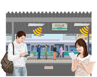 NEC、Wi-Fiアクセスポイント付LED照明 - 横浜シーサイドラインで実証実験