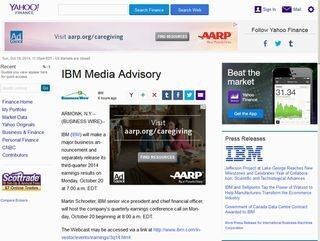米IBMが声明、20日に「大型発表」 - 半導体事業を売却か
