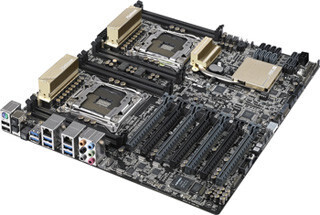 ASUS、最大512GBのメモリに対応した2CPU用ワークステーションマザーボード