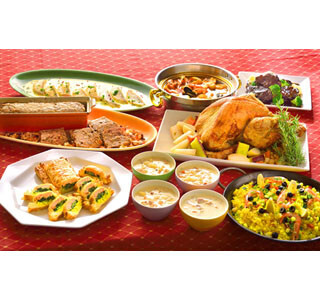 千葉県浦安市のホテルでXmasブッフェ! - Xmasメニューにマシュマロツリー