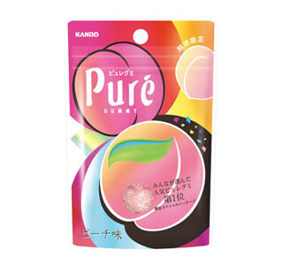 カンロ、ピュレグミの歴代フレーバー人気1位の「ピーチ」を期間限定復活