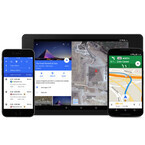 米Google、マテリアルデザイン採用の最新「Google Maps」モバイル版を発表