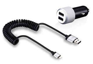 フォーカルポイント、最大4.2A出力のUSBシガーソケット充電アダプタ