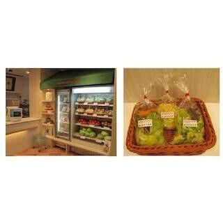 埼玉県「モスバーガー吉川美南店」で、袋詰め野菜などの物販をテストで実施