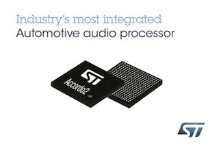 ST、製品の設計・開発期間を短縮するカーオーディオ用プロセッサを発表