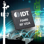 IDT、超高線形性・内部整合型の次世代広帯域RF VGAを発表