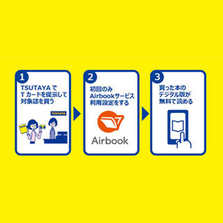 CCC、紙の書籍購入で電子版も手に入るサービス「Airbook」を12月1日スタート