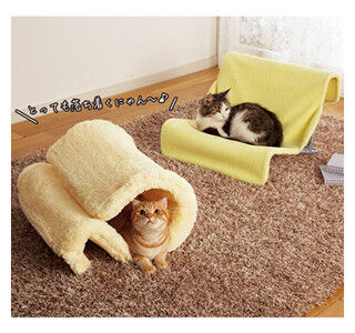 モコモコ素材でできた猫専用ソファ