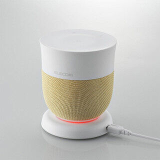 エレコム、ワイヤレス充電対応のカップ&amp;ソーサー型Bluetoothスピーカー