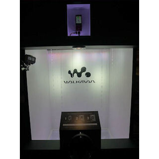 ハイレゾが描く幻想的な水のアート - ソニー、新「ウォークマン A」体験イベントを6日まで開催