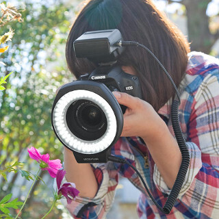 サンワ、フラッシュにもなるLEDリングライト - 80灯で最大480ルーメン