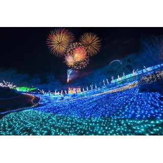 関東最大級イルミと花火の競演! さがみ湖リゾートでカウントダウンイベント